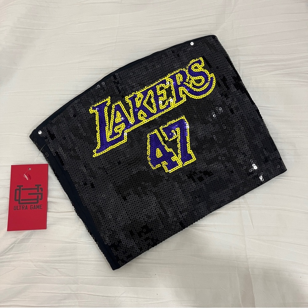 new! Lakers sequin tube top